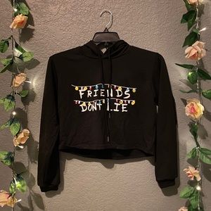 Stranger Things Cropped Sweatshirt